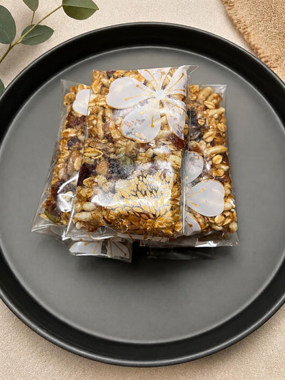 Roasted Peanut Butter Granola Bars